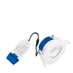 Aurora AU-R6DA/30 230V 6W LED IP65 Fixed Dimmable Fire Rated Downlight DALI White 3000K