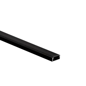 Aurora AU-CH1002BLK 2m Surface Aluminium Profile Black