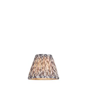 Endon 111294 Leaf 16cm Tapered Shade Pearl grey fabric 7W LED E14 or B22 (Required)