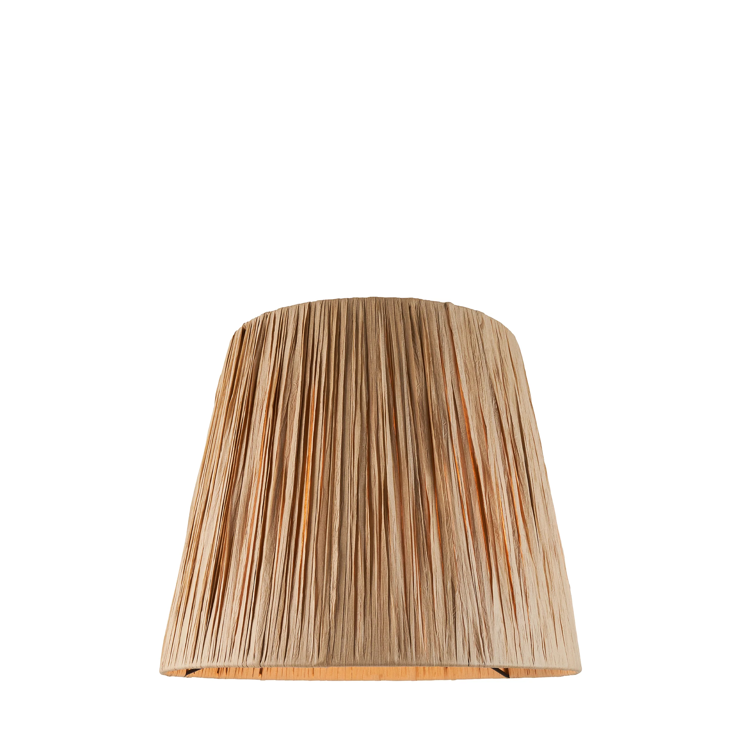 Endon 111507 Raffia 32cm Tapered Shade Natural raffia 10W LED E27 (Required)