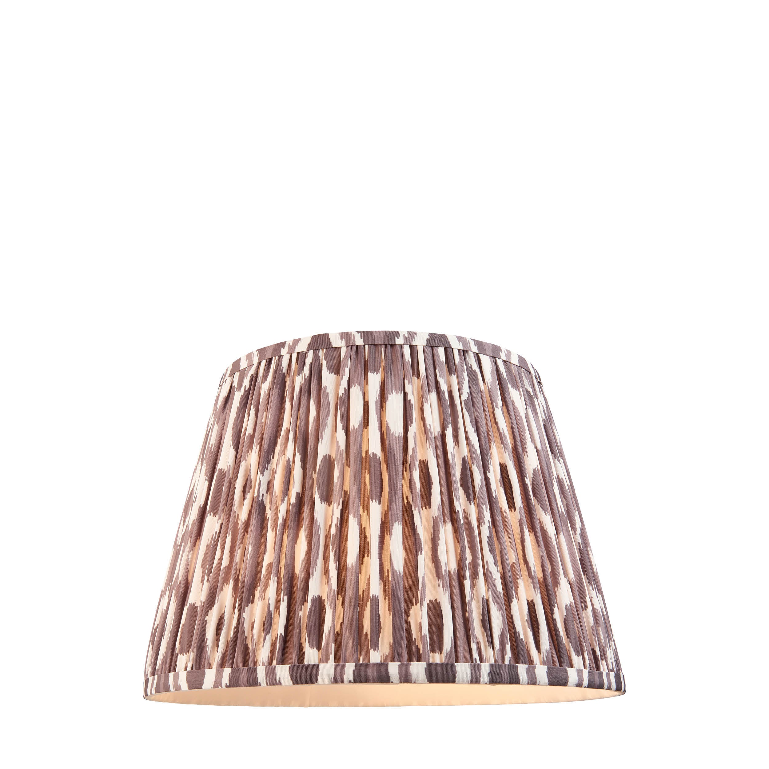Endon 113086 Ikat 35cm Tapered Shade Pearl grey fabric 10W LED E27 or B22 (Required) - Image 2