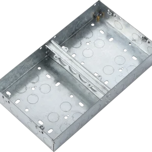 Knightsbridge GSK298F 47mm Galvanised Steel Box for Combination Multimedia Plate