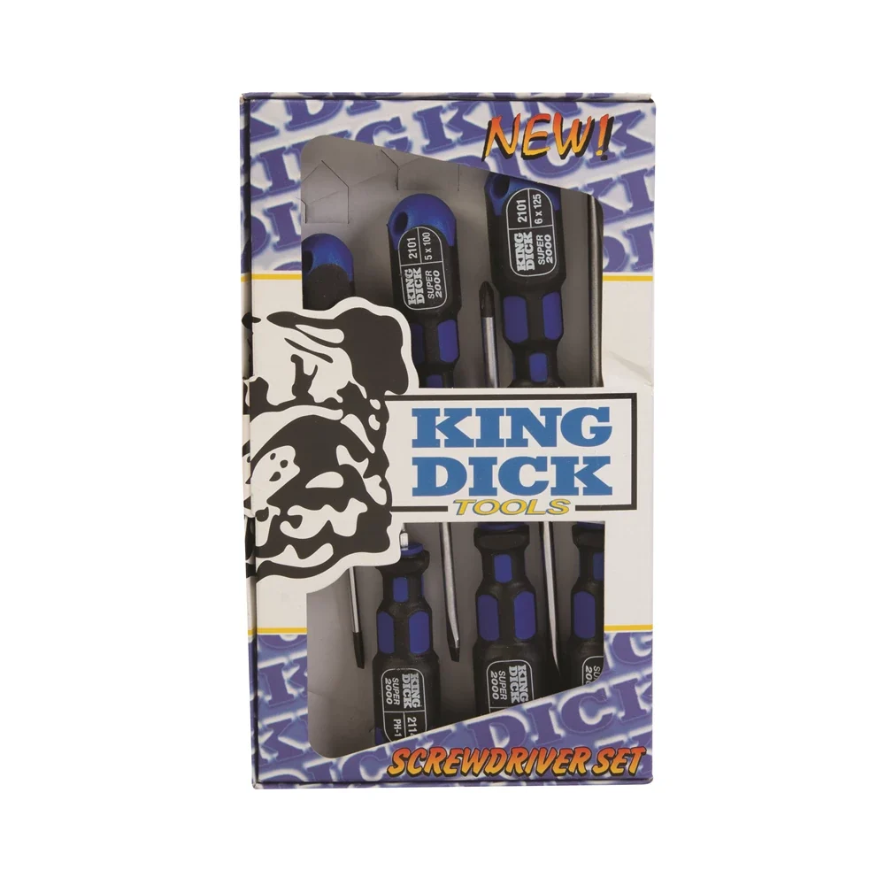 King Dick Screwdriver Set 6pce - Image 7