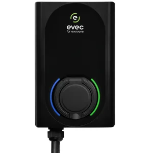 EVEC EDC01 PowerPair Dual Wall Mounted Smart EV Charger 7.4kW Single Phase Universal Socket & Tethered Type 2