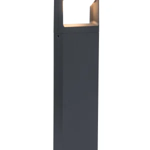 Lutec 7196301118 FELE 11.2W IP54 LED Outdoor Bollard Light 3000K - Dark Grey