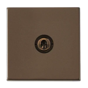 Hamilton 7G2RBT21 Hartland G2 Screwless 1G 20AX 2 Way Toggle Switch - Richmond Bronze