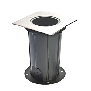 EuroPole 52011 Deep Light 7.2W LED IP67 Adjustable Square Walk Over Ground Light Stainless Steel 3000K