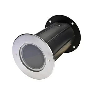 EuroPole 52101 Deep Light 10.8W LED IP67 Fixed Round Walk Over Ground Light Stainless Steel 3000K