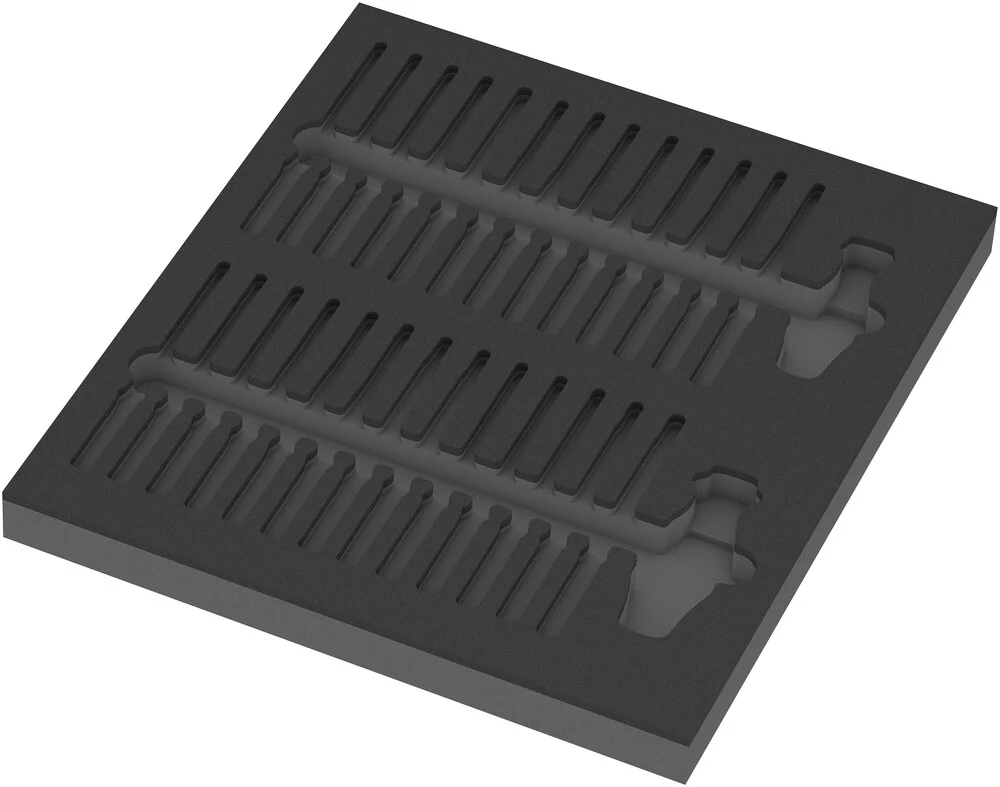 Wera 05137351001 9851 Foam insert Kraftform Kompakt VDE set 1, empty, 344 x 30 x 392 mm