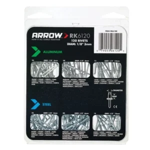 Arrow RK6120 Multi Rivet Pack (120)