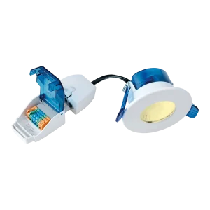 Aurora AU-R61W/30 5.5W LED IP65 Fixed Dimmable Fire Rated Downlight FastRFix CRI90 White 3000K