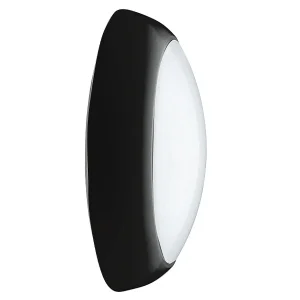 BELL 11592 9/14/18W AQUA1  LED Bulkhead - Black, M/W Sensor On/Off, CCT