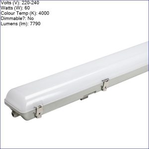 BELL 60W DURA LED ANTI CORROSIVE BATTEN 4000K DOUBLE 1800mm (6ft)