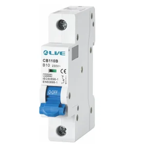 LIVE Electrical CB150B Single Pole 50A B Curve 10kA MCB