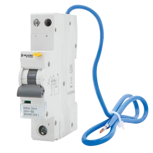 Click Elucian CU1RCBOD40C 1 Pole + Neutral Bi-Directional True 6kA C Curve 40A 30mA RCBO