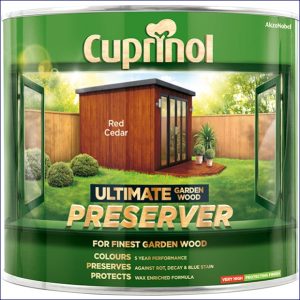 CUPGWPRERC1L | Cuprinol Ultimate Garden Wood Preserver Red Cedar 1 litre