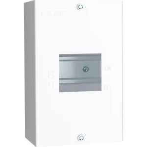 LIVE Electrical EMCU3 3 Way IP20 Metal Modular Enclosure without Lid