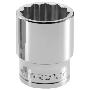 Facom Bi-Hexagon Socket 1/2in Drive 24mm