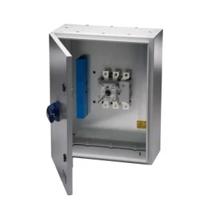 Europa LB6303PNLME 630A IP65 Steel Enclosed 3 Pole Neutral Link Switch Disconnector