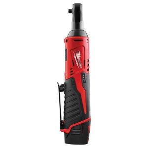 Milwaukee M12IR-201B(3/8") 12V Sub Compact 3/8" Impact Ratchet, 1x 2.0Ah Battery, Charger & Tool Bag