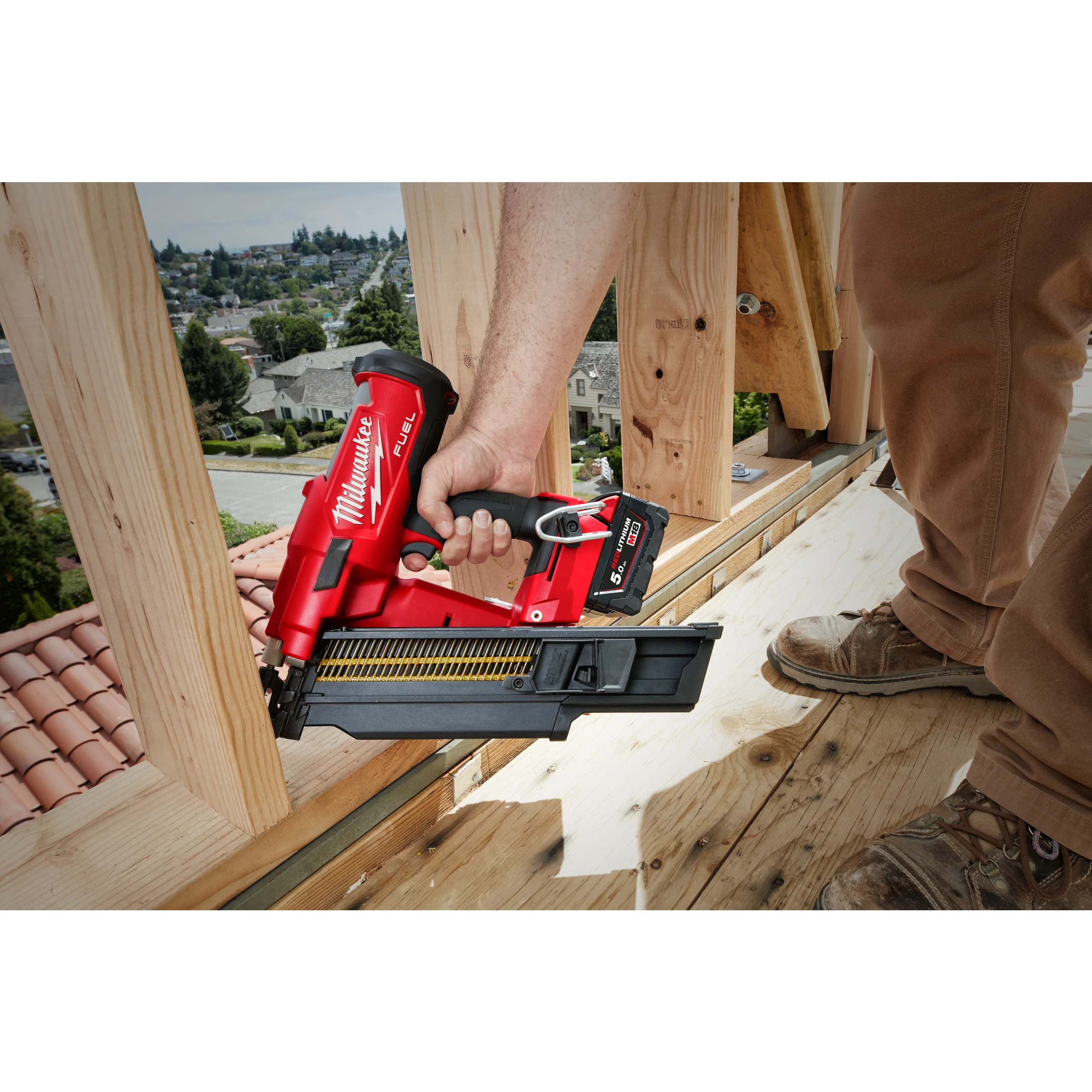 Milwaukee M18FFN21-0C 18V FUEL Brushless 21 Degree Framing Nailer with Case - Bare Unit - Image 5