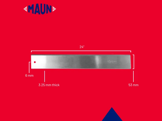 Maun Steel Straight Edge Imperial 24in - Image 5