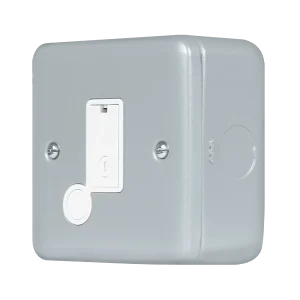 Click MCP050 Metal Clad Pro 13A Fused Connection with Flex Outlet with Optional Flex Outlet