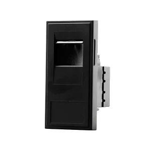Click New Media MM485ABK RJ45 CAT-6A Outlet Module - Black