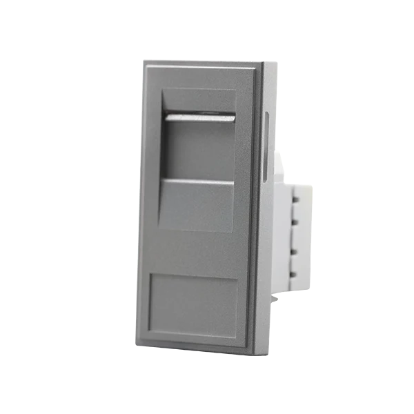 Click New Media MM485AGY RJ45 CAT-6A Outlet Module - Grey