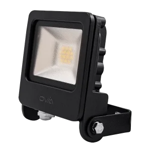 Ovia OV10110BKWW PathFinder 10W IP65 LED Floodlight 3000K Black