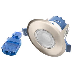 Ovia OXM-SC Inceptor Milli 4-6.4W Dimmable IP65 Fixed Fire-Rated LED Downlight CCT Switchable - Satin Chrome