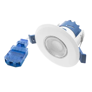 Ovia OXM-W Inceptor Milli 4-6.4W Dimmable IP65 Fixed Fire-Rated LED Downlight CCT Switchable - White
