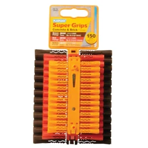 Plasplugs SAP 505 Solid Wall Super Grips Fixings Assorted (150)