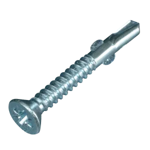 Unicrimp QCHC48X32 M4.8 X 32mm Light CSK Pozi Countersunk Self-Drill Screws (200 Pack)