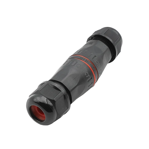 Unicrimp QOE3032BLK 3 Port Lever 2 Way 32A IP68 Inline Connector - Image 2