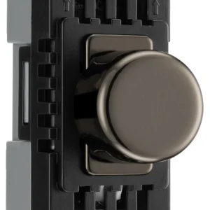 BG RBNDLT Nexus Grid 2-Way Intelligent Dual Mode Dimmer Module - Black Nickel