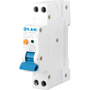 LIVE Electrical RNC116B-100N 1P+N 16A B Curve 6kA 100mA Type A Bidirectional RCBO