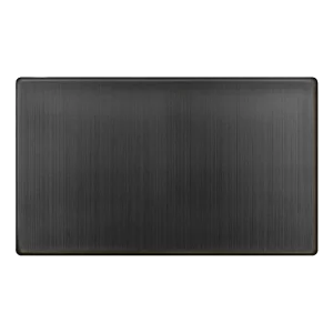 Click Definity Complete SFBZ061 2 Gang Blank Plate - Matt Bronze Cover Plate