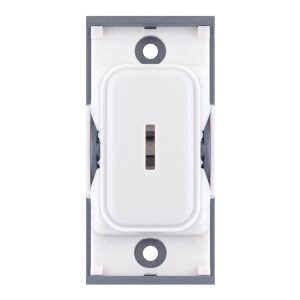 Selectric SGRID360-275 GRID360 20A SP 2 Way Key Switch Module - White Plastic, White Insert