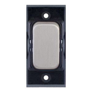 Selectric SGRID360-49 GRID360 20A Intermediate Switch Module - Satin Chrome, Black Insert