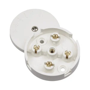 Click WA070 5A Junction Box Selective Entry 4 Terminal White (10 Pack)
