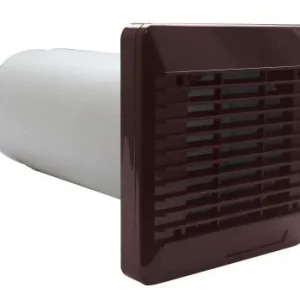 Vent-Axia 254100 4" 100mm Wall Fitting Kit for VA100 Range  - Brown