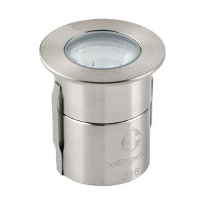 Collingwood GL019RSS30S GL019 0.4W-2.2W IP68 Low Voltage Groundlight, Stainless Steel, 12 Degree Beam Angle, 3000K