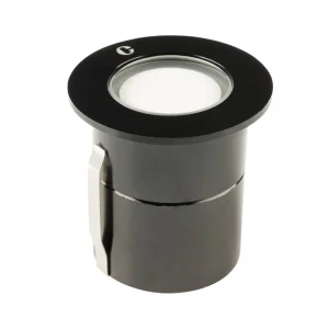 Collingwood GL019BKFD40 GL019 0.4W-1W IP68 Low Voltage Frosted LED Gound Light, Black, 100 Degree Beam Angle, 4000K