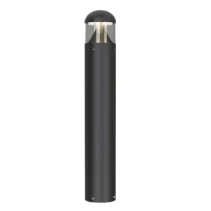 Ansell ATAURO/1/BK/SM3 Tauro 6W-24W IP66 LED Bollard Black Self-Test Emergency 3000K/4000K
