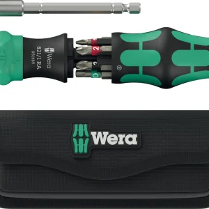 Wera 05051520001 Kraftform Kompakt 28 RA with pouch, 6 pieces