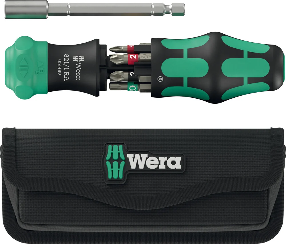Wera 05051520001 Kraftform Kompakt 28 RA with pouch, 6 pieces - Image 2