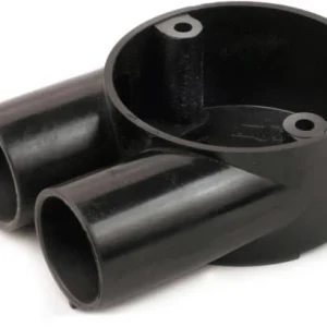 Univolt CB-25/2-U-BK 25mm Branch 2 Way Black