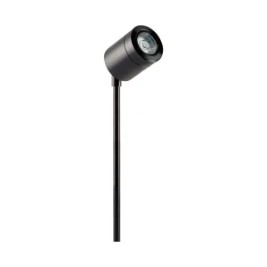 Collingwood SL220BK40XS SL220 0.8W-4.6W IP65 Black LED Spike Light, 12 Degree Beam Angle, Low Voltage, 4000K