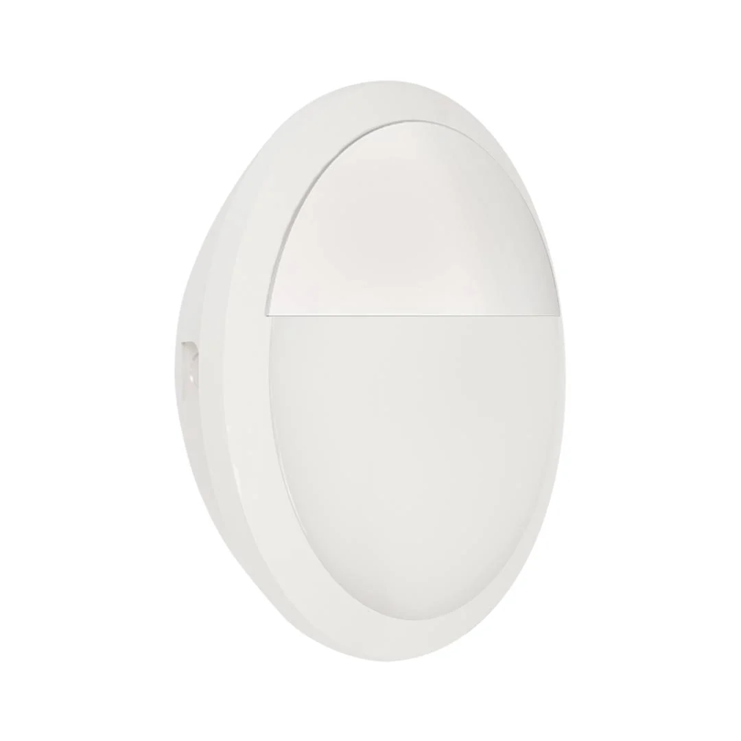 Collingwood WL95W2NCS WL95 Versa White 250mm 5-8W IP65 750-1200lm CCT Round LED Bulkhead